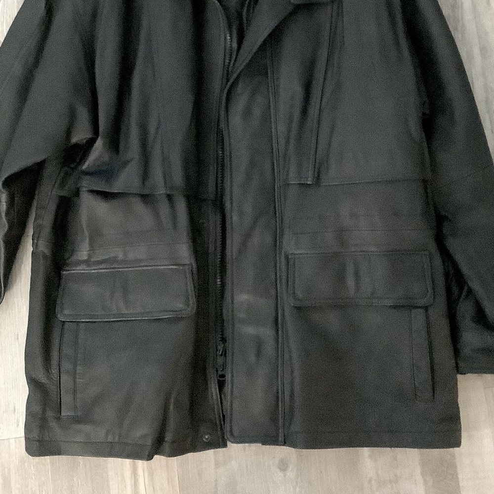 River Trader Vintage 1983 Genuine Leather Jacket - Picture 9 of 12